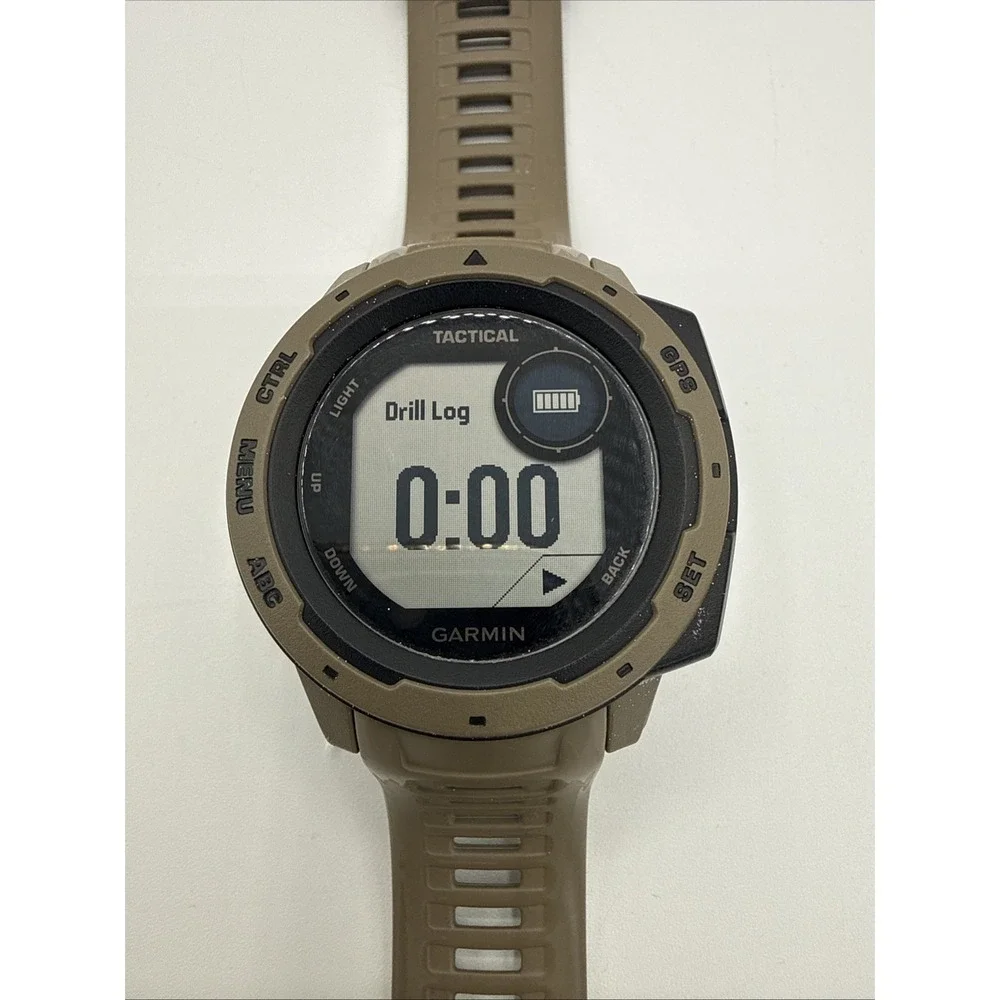 Garmin Instinct Activity Tracker MIL-STD-810G With Charger - Tested & Working